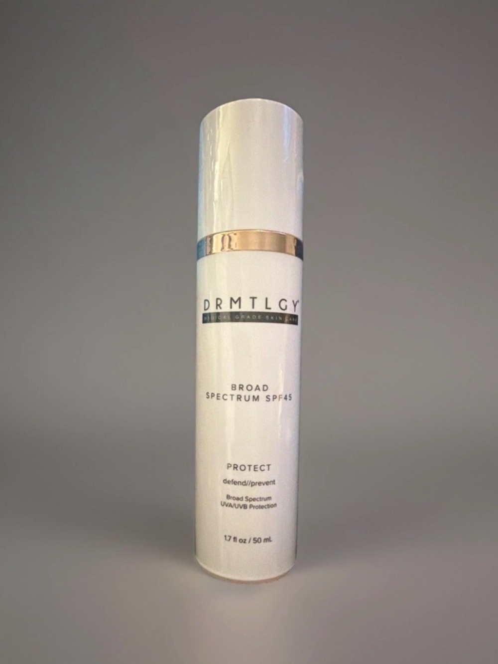 DRMTLGY Broad Spectrum SPF 45 PROTECT - 1.7 fl oz - EXP 11/26 Sealed